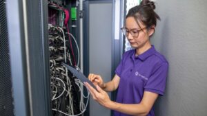 ge-healthcare-employee-server-room